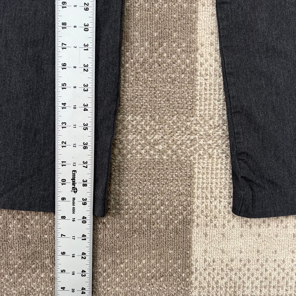 Old Navy High Rise Pixie Flare Pants Womens 14 Dark Heather Grey Stretch Trouser - Picture 9 of 9